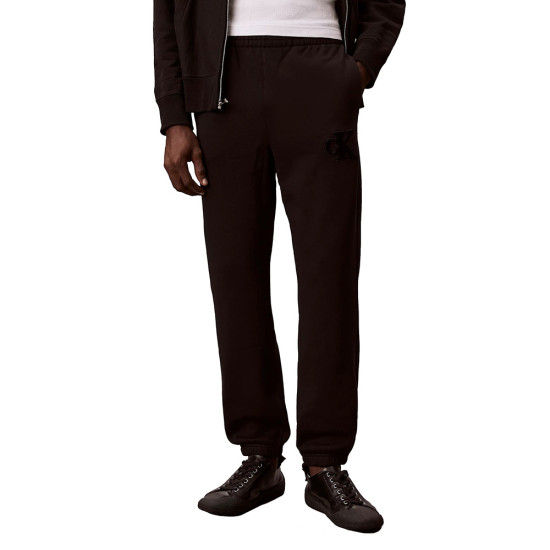 Calvin Klein Ανδρικό παντελόνι Fleece Monogram Logo Patch Joggers